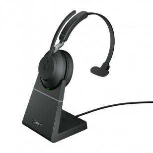 Jabra Evolve2 65 UC Mono BT USB-A Headset inkl. Ladestation schwarz