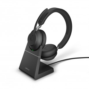 Jabra Evolve2 65 MS Stereo BT USB-A Headset inkl. Ladestation