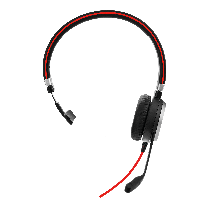 Jabra Evolve 40 UC Mono USB-C Headset Vorne