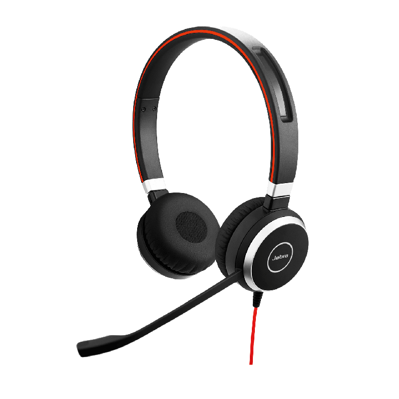 Jabra Evolve 40 MS Duo USB-C Headset Vorne 